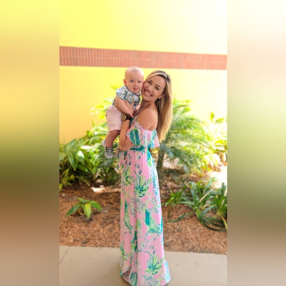 Lily Pulitzer Chipoiserie Dress. - Picture 1 of 8